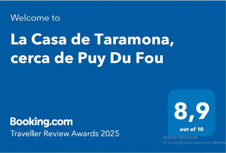 Willa La Casa De Taramona, Cerca De Puy Du Fou Barcience Zewnętrze zdjęcie